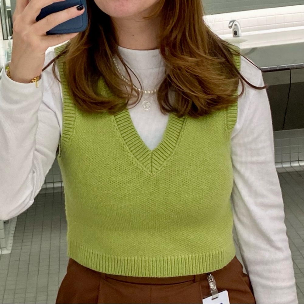 Garage sweater vest